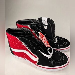 Vans Sk8-Hi Bolt Racing Red/Black US Men’s sizes 10